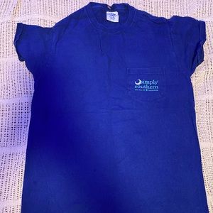 simply southern, blue, t-shirt